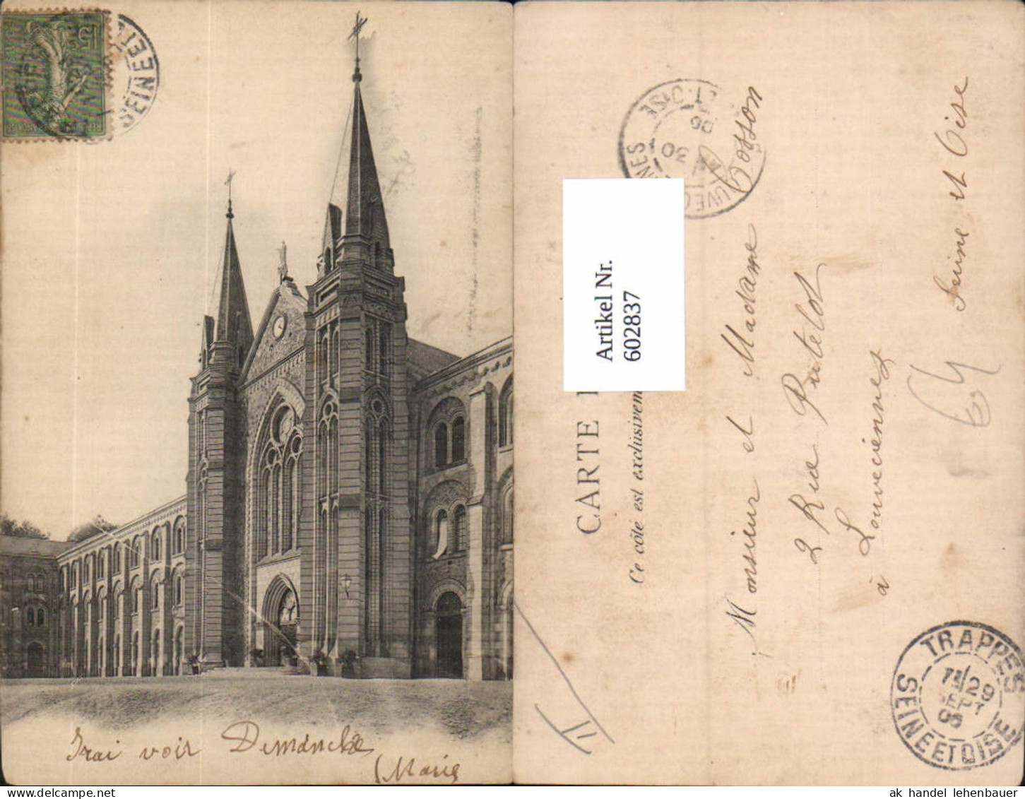 602837,Trappes Kirche Gebäude France