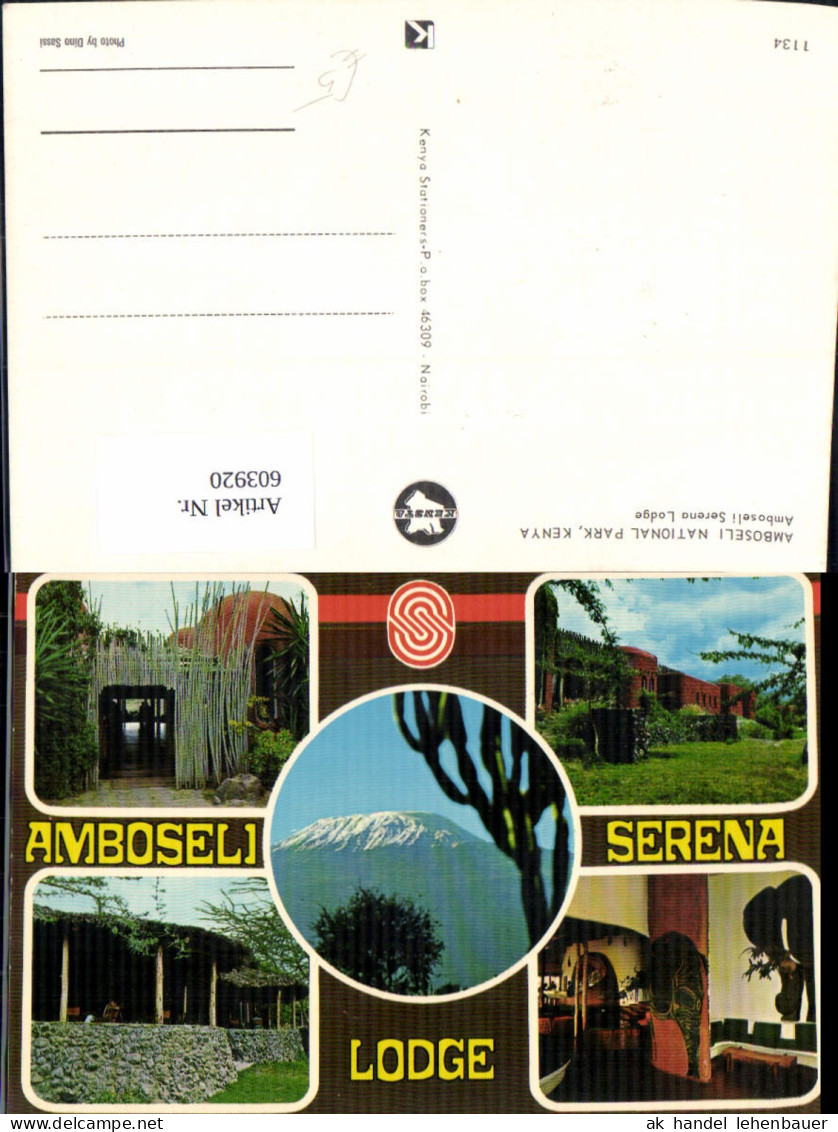 603920,Mehrbild Ak Amboseli National Park Kenya Kenia Amboseli Serena Lodge