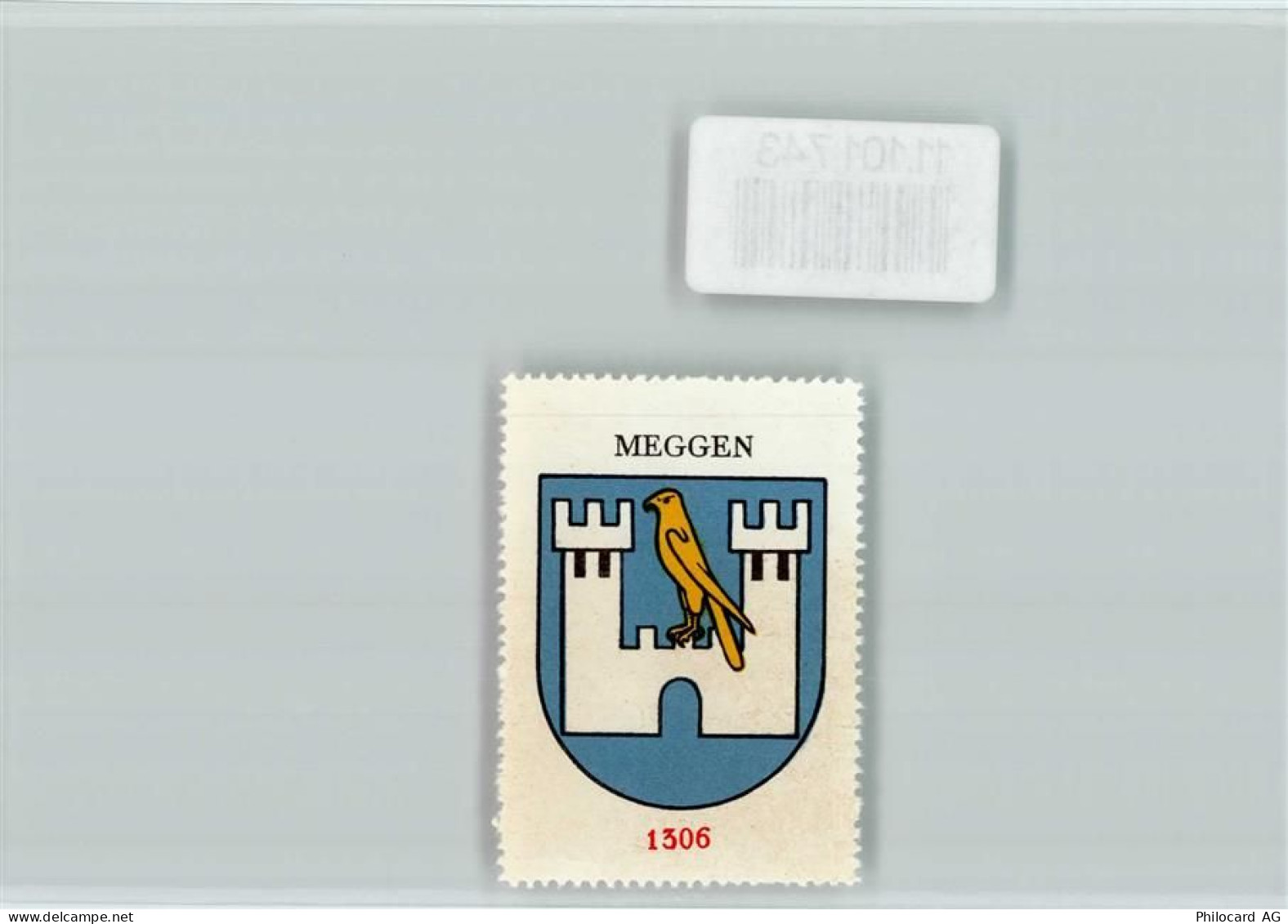 6045 Meggen - Vignette Wappen Kaffee Hag ca 1920-1940 - 11101743