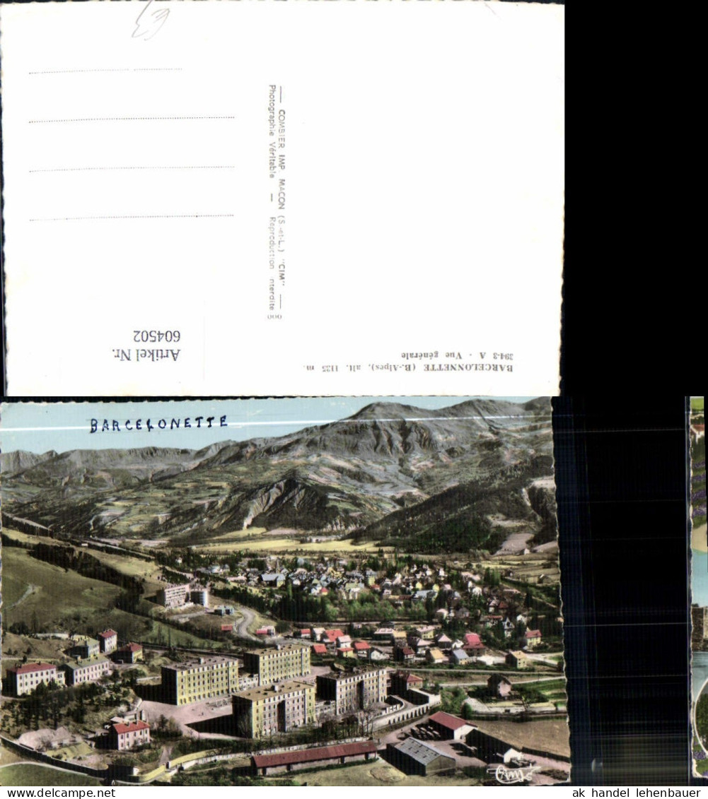 604502,Barcelonnette Vue generale France
