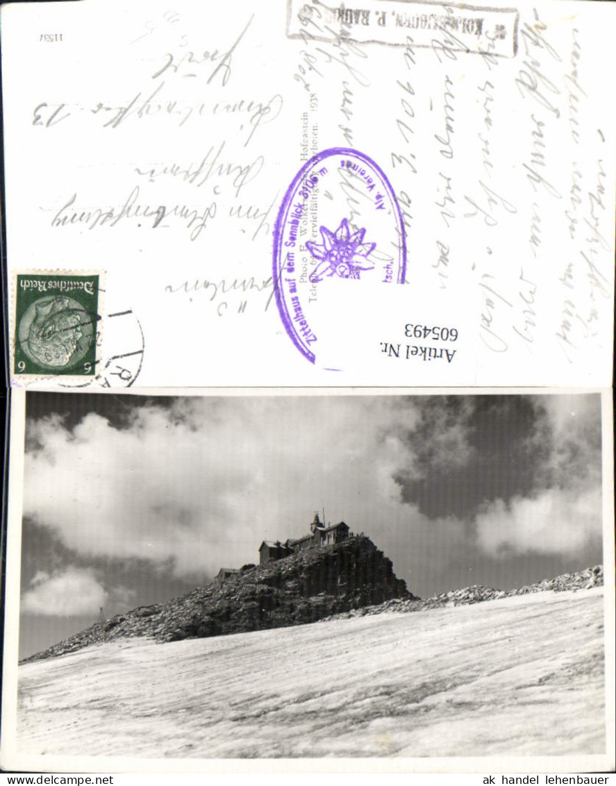 605493,Foto Ak Rauris Zittelhaus Winteransicht Stempel Kolm Saigurn Post Rauris