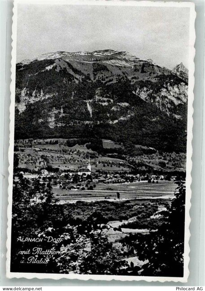 6055 Alpnach Dorf 1968 Foto AK Matterhorn Pilatus - 38248801
