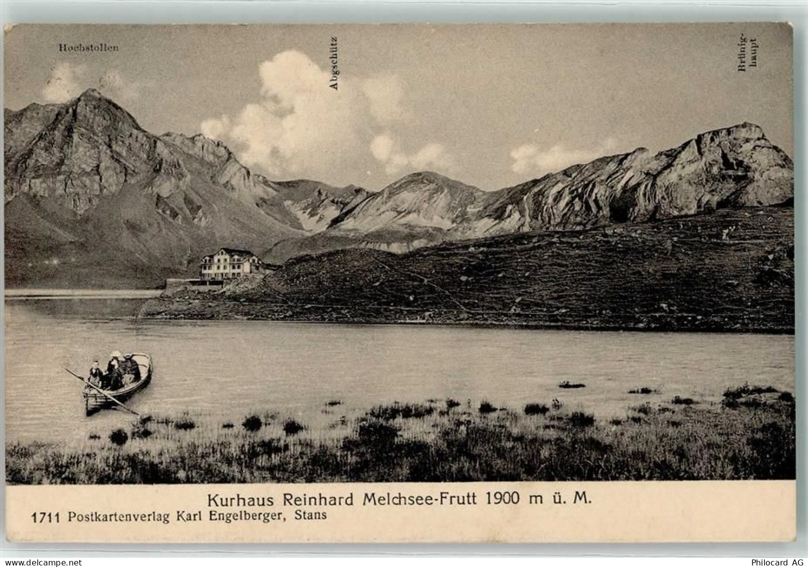 6064 Kerns 1913 - Kurhaus Reinhard Melchsee Frutt Ruderer - 10603904