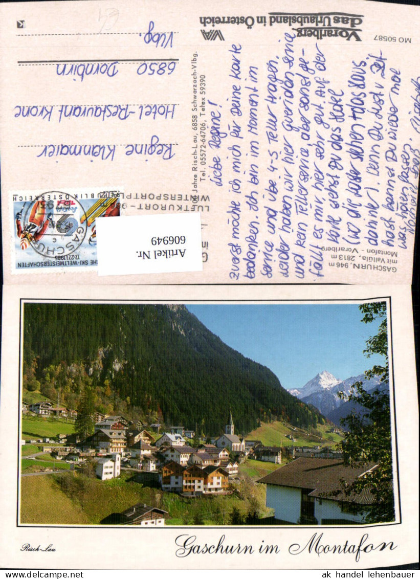 606949,Gaschurn m. Vallüla Montafon