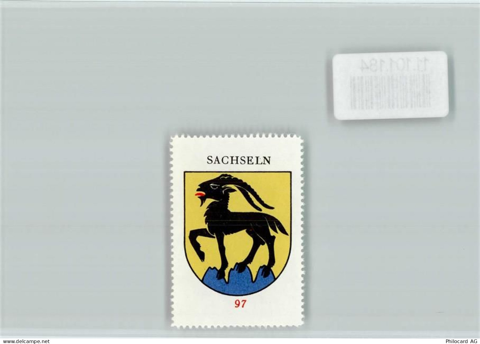 6072 Sachseln - Vignette Wappen Kaffee Hag ca 1920-1940 Sachseln - 11101184