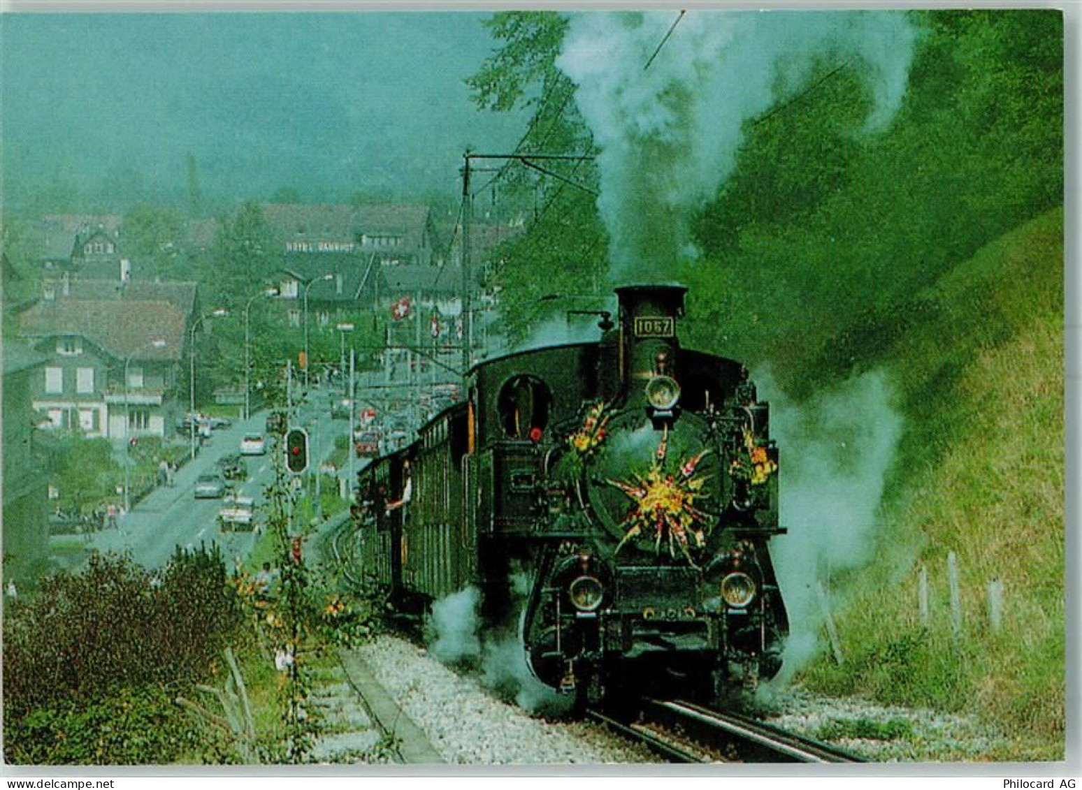 6074 Giswil 1910 - Dampflok HG 3/3 Bj. Strecke Giswil Meiringen Ballenbe... - 10392902