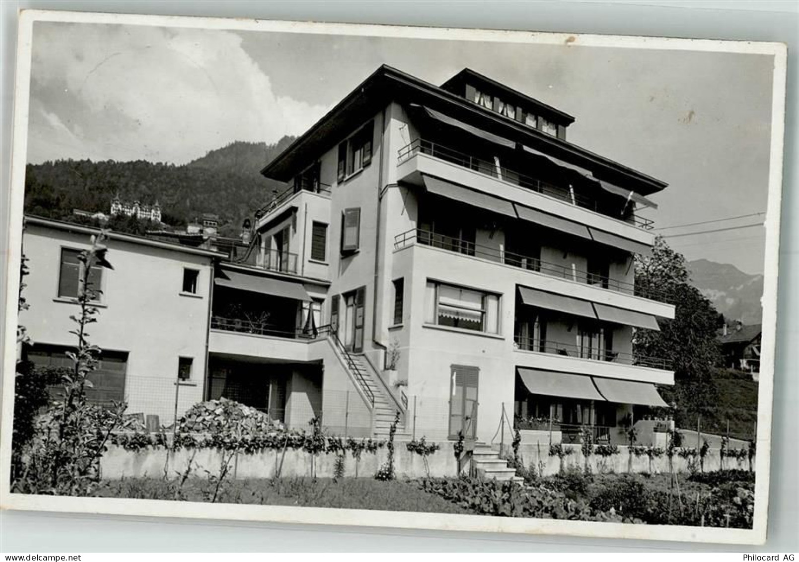 6074 Giswil 1937 Foto AK Kleintheil Hotel - 13306241