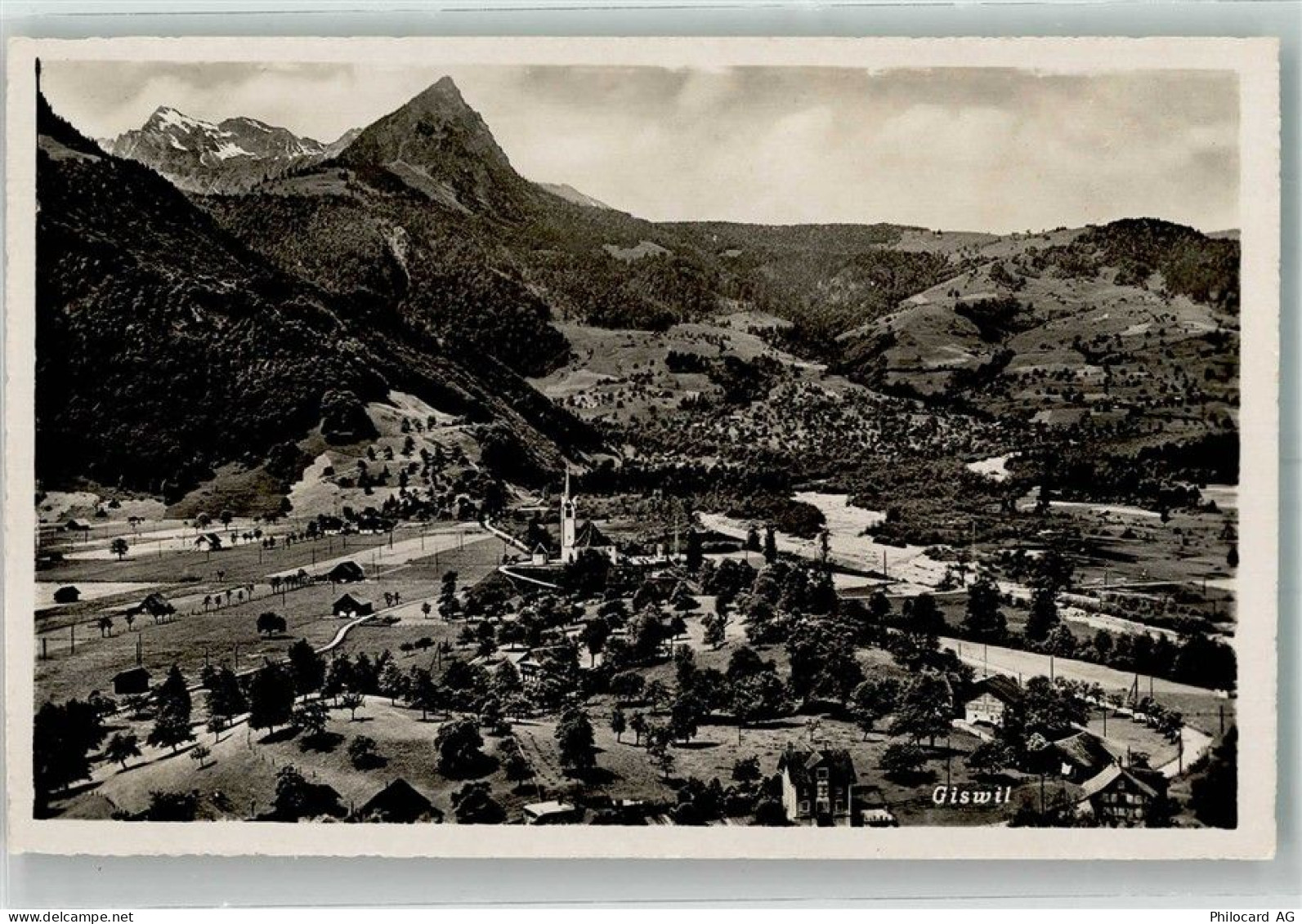 6074 Giswil 1944 Foto AK - 38211896