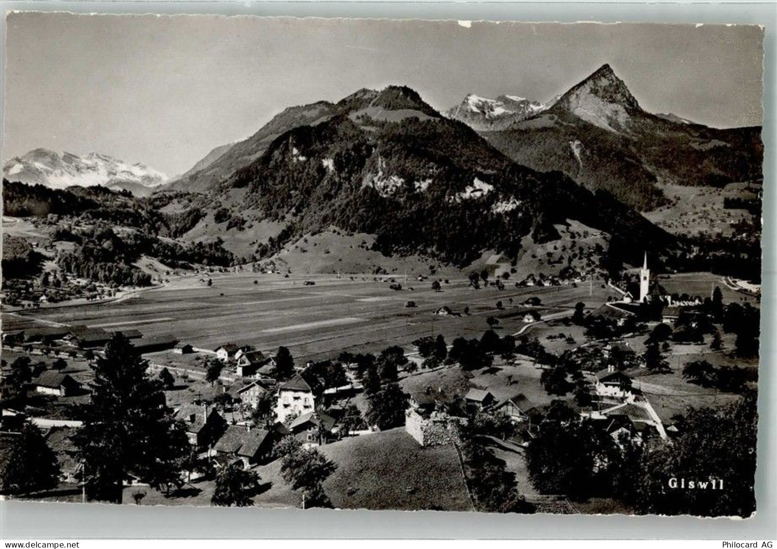 6074 Giswil 1952 Foto AK - 38211905