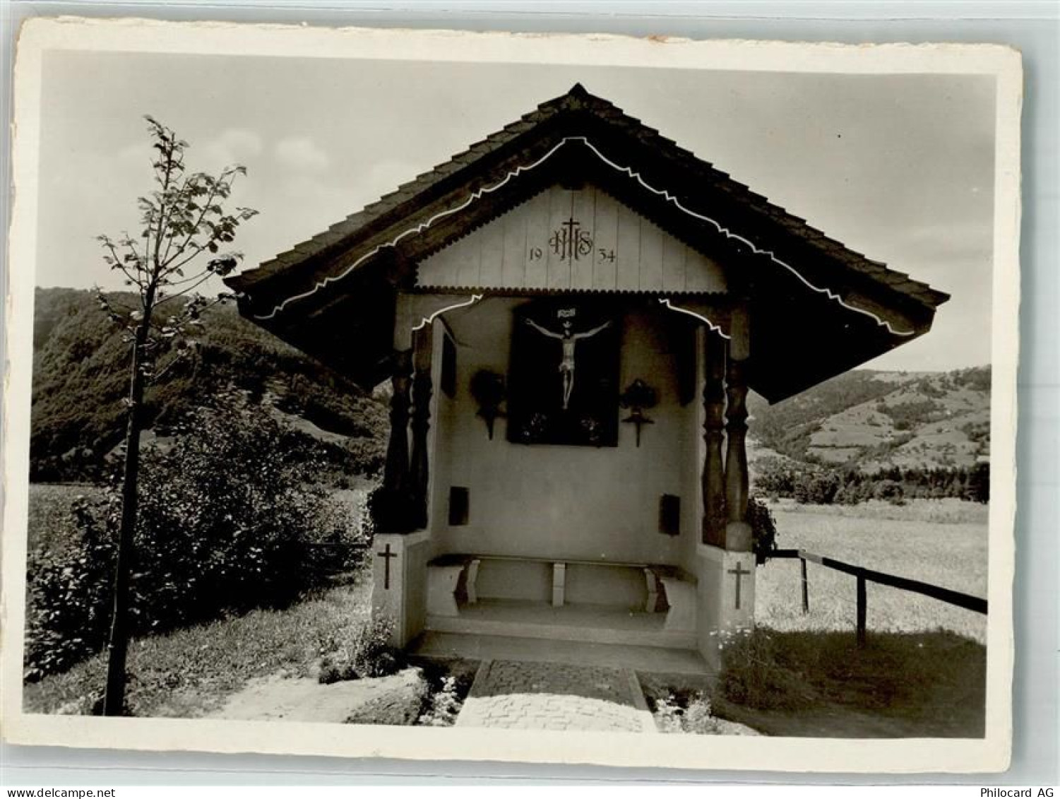 6074 Giswil Foto AK Feldkapelle Spende - 38194895