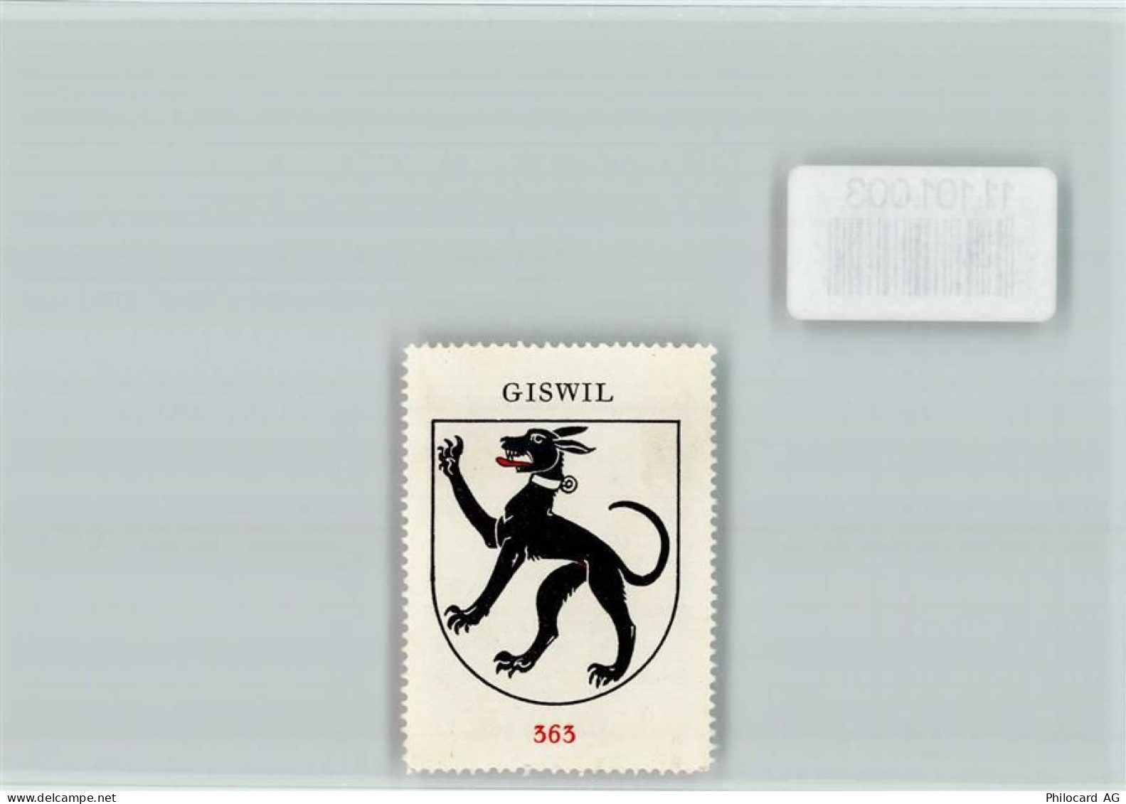 6074 Giswil - Vignette Wappen Kaffee Hag ca 1920-1940 Giswil - 11101003