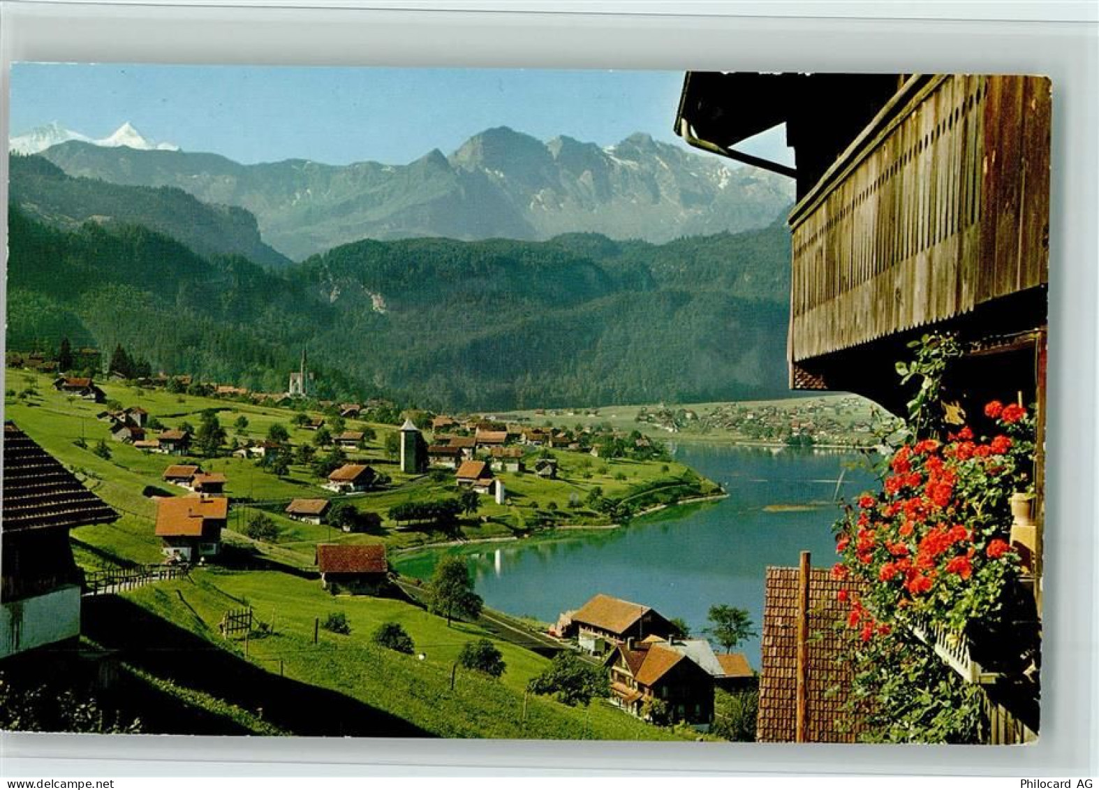 6078 Lungern - Kurort Lungern am Lungernsee mit Wetterhorn - 12110838