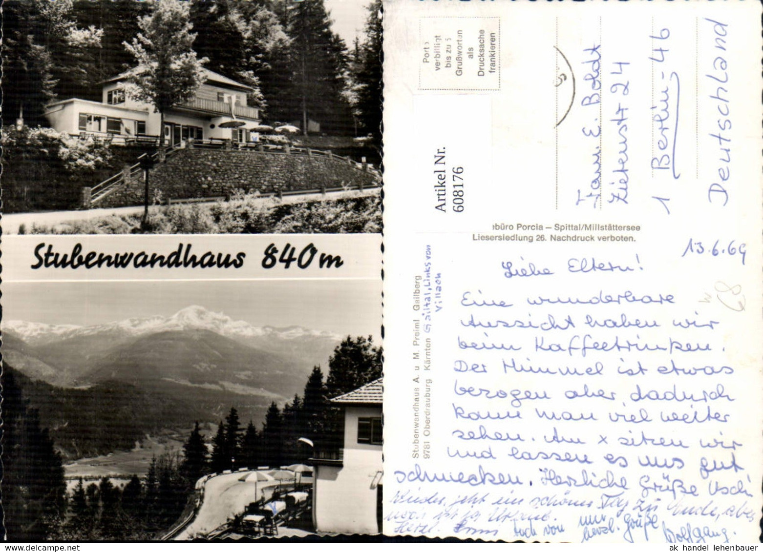 608176,Mehrbild Ak Oberdrauburg Stubenwandhaus