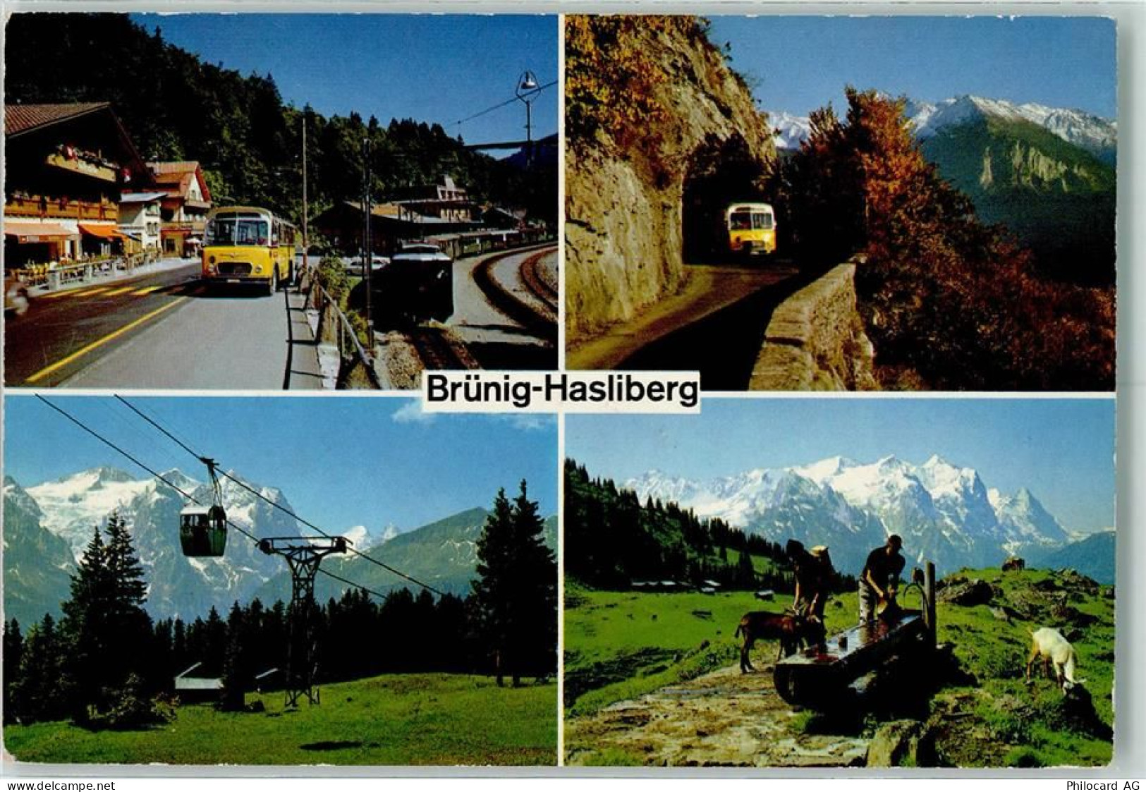 6083 Hasliberg Hohfluh - Brünig-Hasliberg Bus Ziegen Kabinenbahn - 10282584