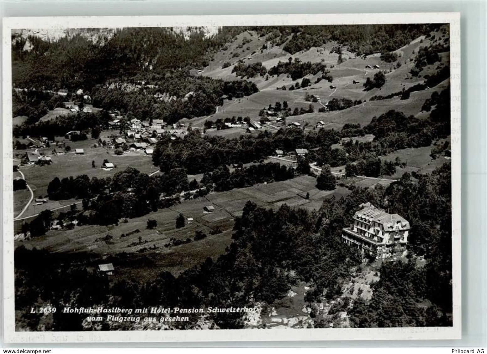 6083 Hasliberg Hohfluh - Fliegeraufnahme Hohfluh-Hasliberg mit Hotel Pen... - 13137591