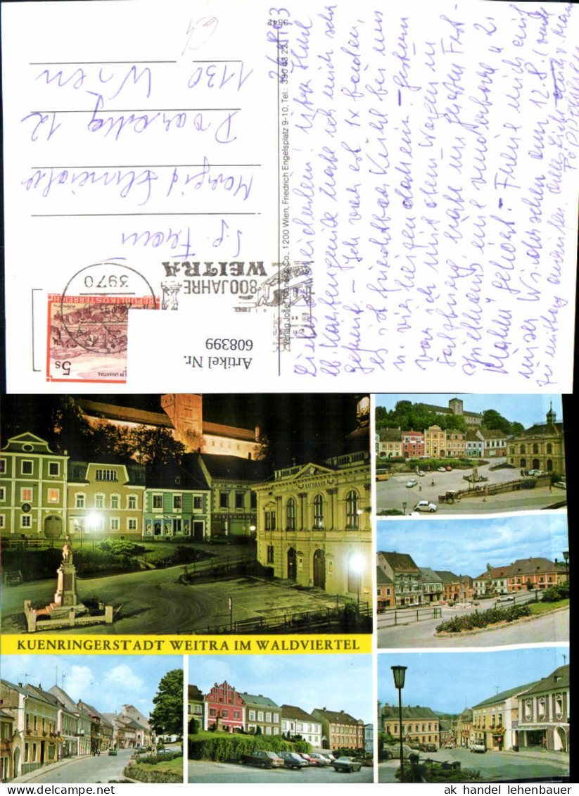 608399,Mehrbild Ak Weitra i. Waldviertel Ansichten VW Käfer