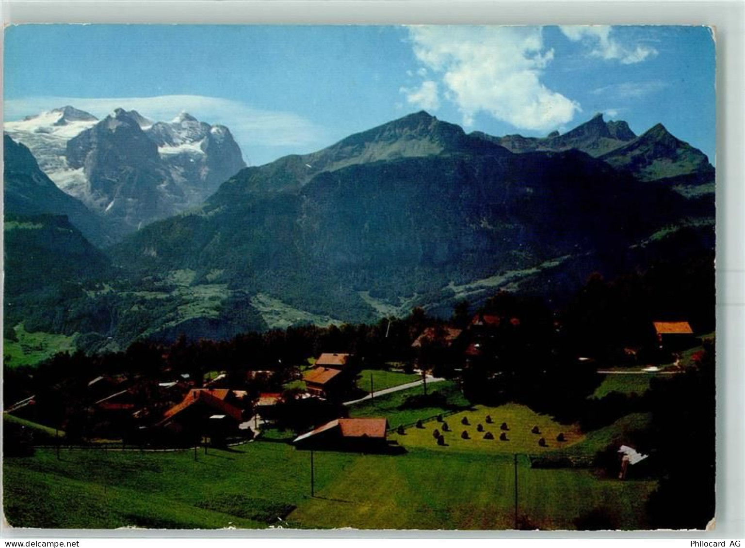 6085 Hasliberg Goldern 1963 - Hasliberg Wetterhorngruppe Schwarzhorn - 10390253