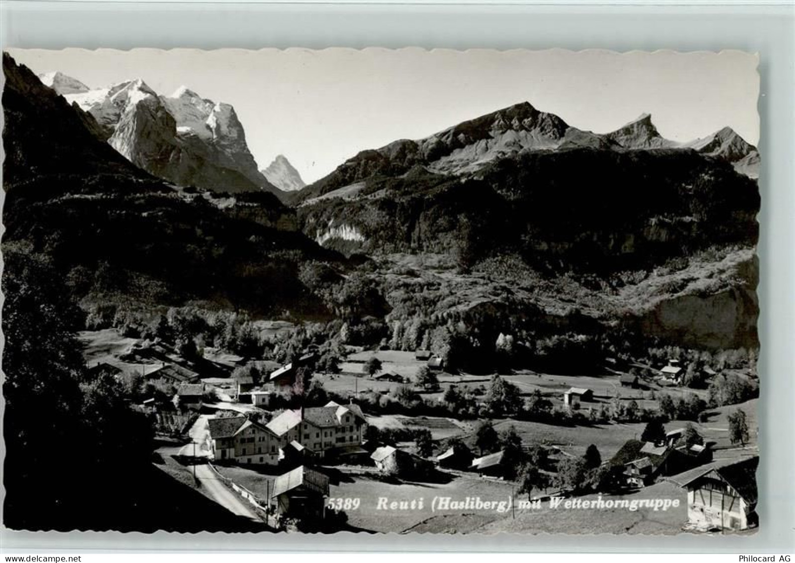 6086 Hasliberg Reuti - Reuti Hasliberg mit Wetterhorngruppe - 10156947