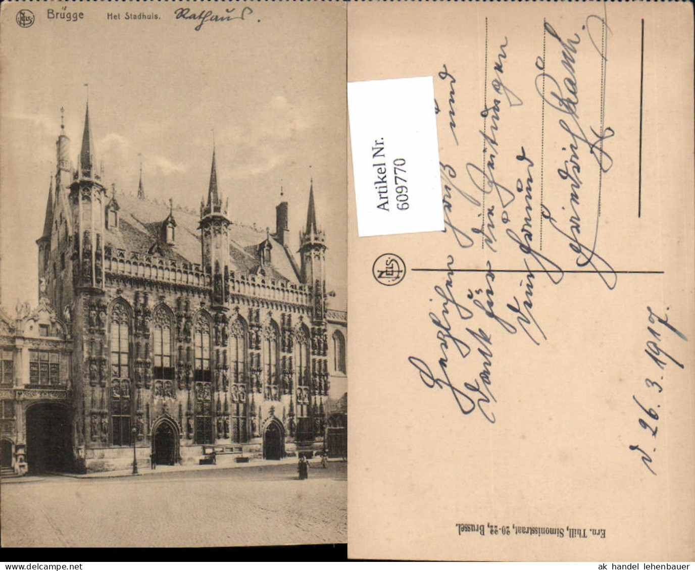609770,Brugge Bruges Brügge Stadhuis