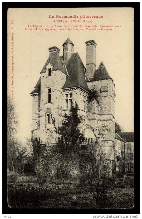 61 Aubry-en-Exmes chateau D61D K61494K C61009C RH098270