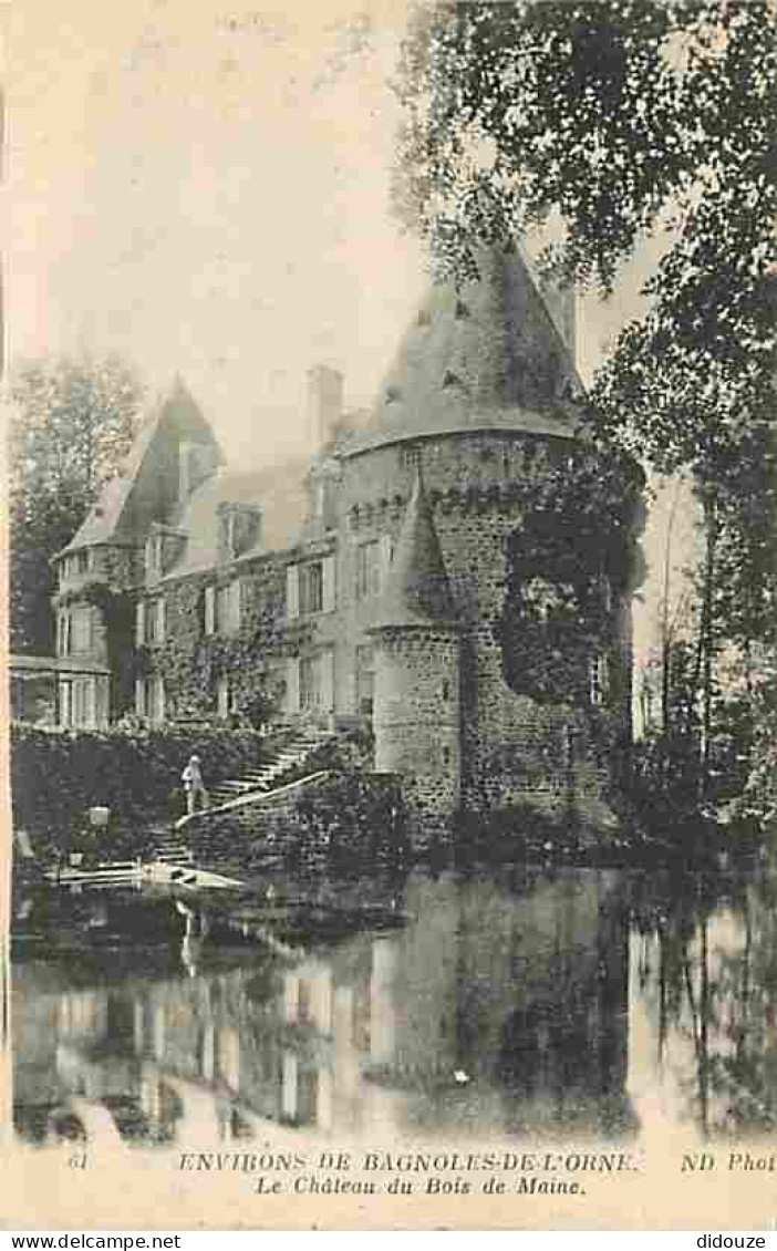 61 - Bagnoles de l'Orne - Le Château du Bois de Maine aux environs de Bagnoles de l'Orne - Carte Neuve - CPA - Voir Scan