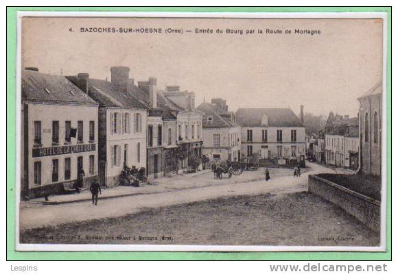 61 - BAZOCHES sur HOËNE -- Entrée du Bourg par...