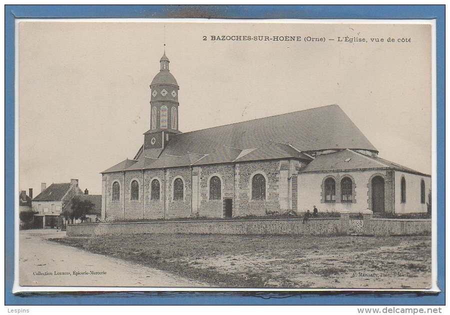 61 - BAZOCHES sur HOESNE --  L´Eglise , vue de Coté