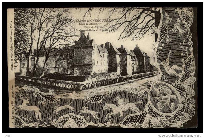 61 Carrouges dentelle chateau D61D K61074K C61074C RH098514
