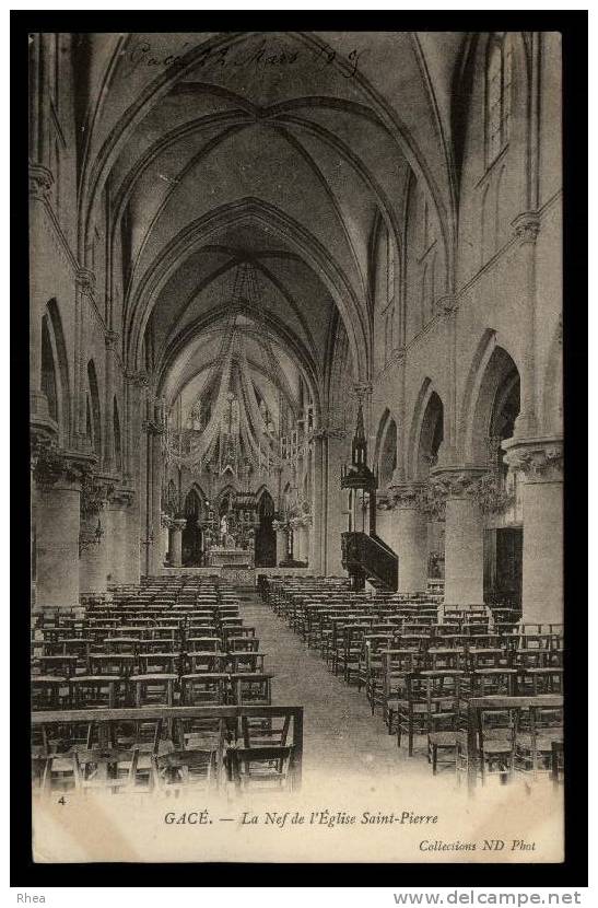 61 Gacé interieur eglise D61D K61181K C61181C RH098942