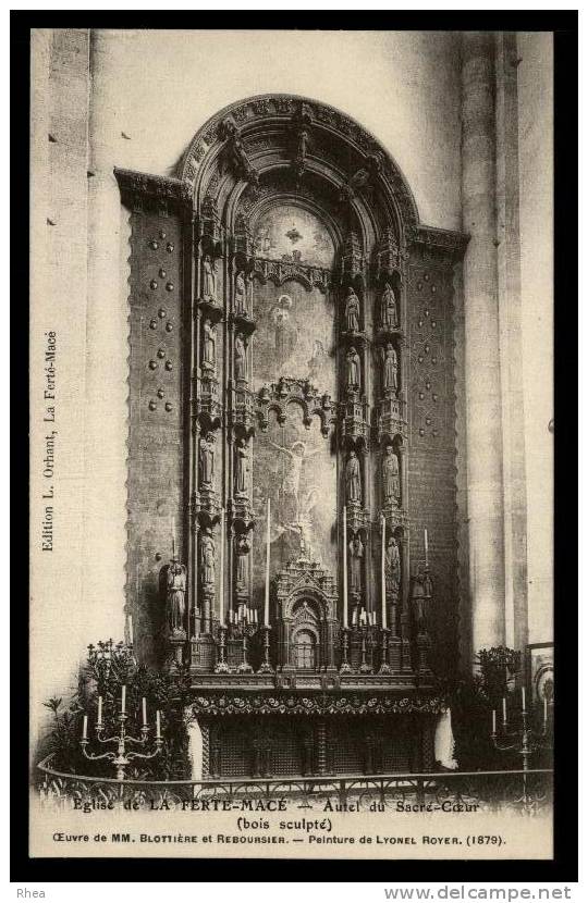 61 La Ferté-Macé interieur eglise autel D61D C61168C RH100468