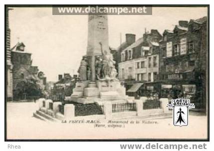 61 La Ferté-Macé - LA FERTE-MARCE - Monument de la Victoire (Pierre, sculpteur) - cpa