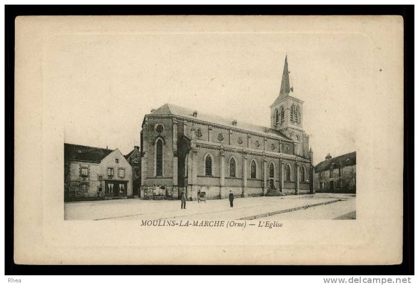 61 Moulins-la-Marche eglise D61D K61297K C61297C RH099442