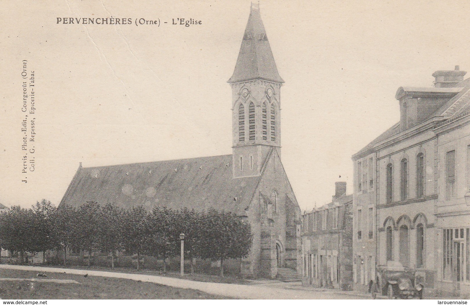 61 - PERVENCHERES -  L' Eglise