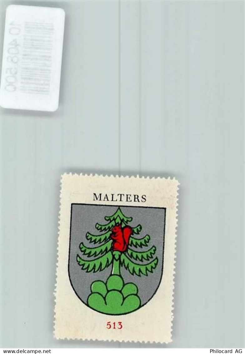 6102 Malters - Vignette Wappen Kaffee Hag ca 1920-1940 Tannenbaum Eichhö... - 10408500