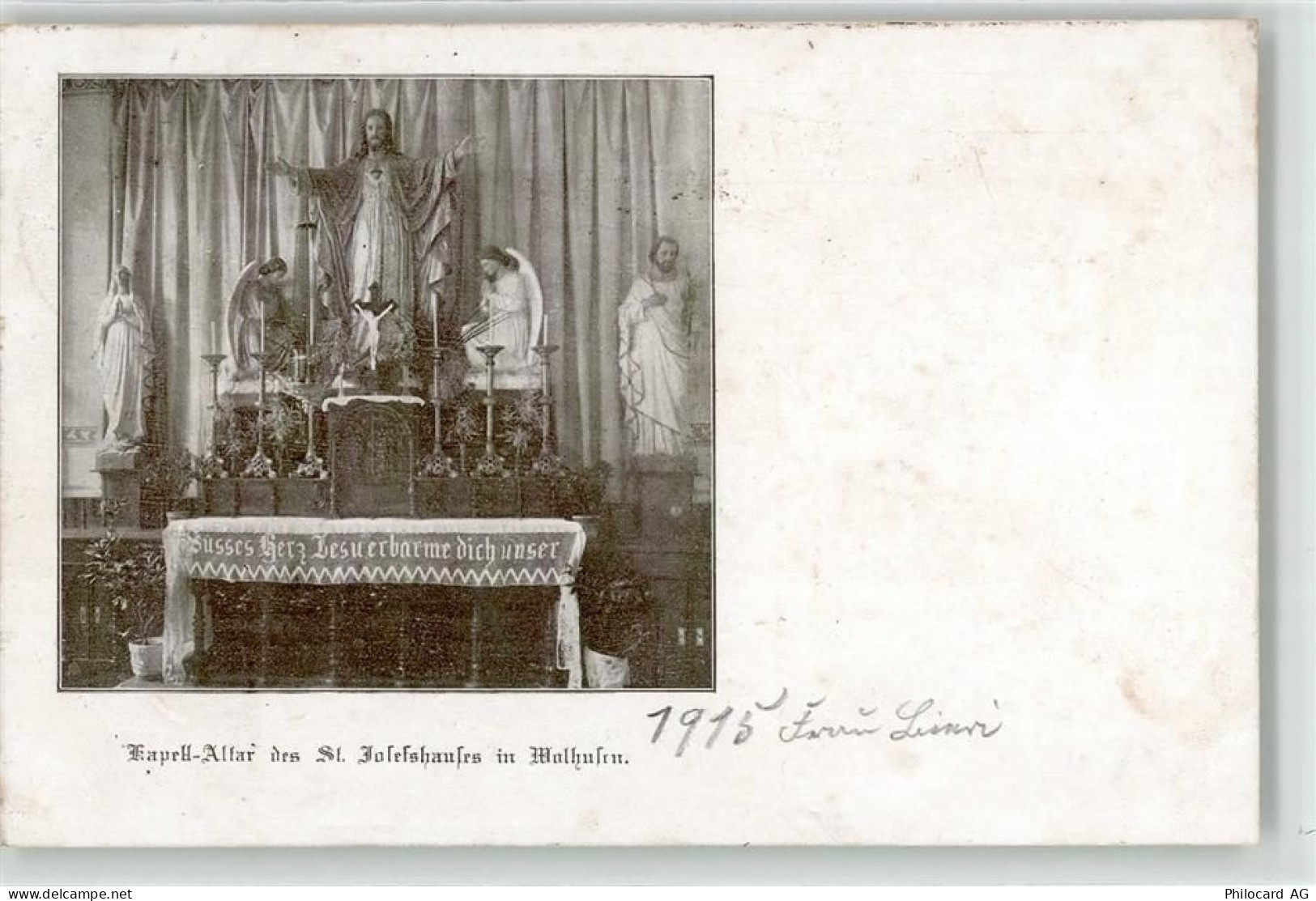 6110 Wolhusen 1915 - Altar Kapelle St.Josefshaus - 52130809