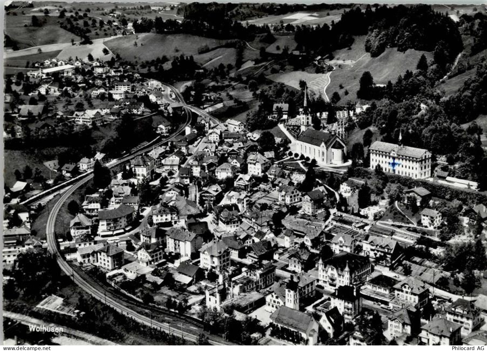 6110 Wolhusen 1965 - Luftbild - Photoglob-Wehrli FL 2237 AK - 13086598