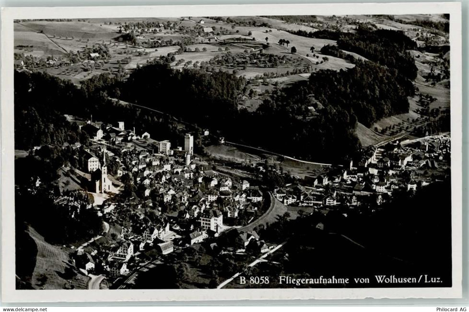 6110 Wolhusen Gebrauchsspuren Fliegeraufnahme - 13146221