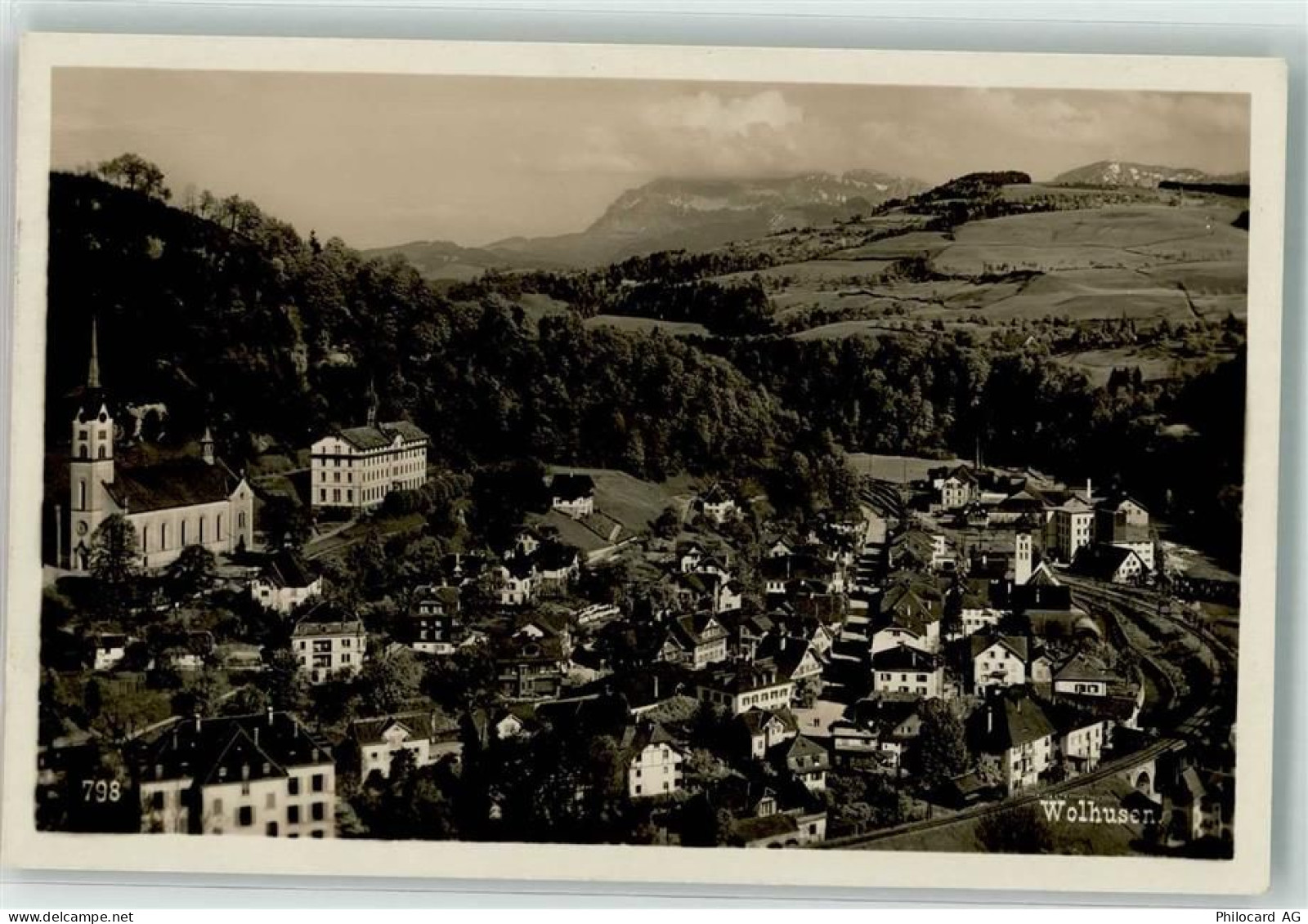 6110 Wolhusen Gebrauchsspuren Foto AK - 10686627