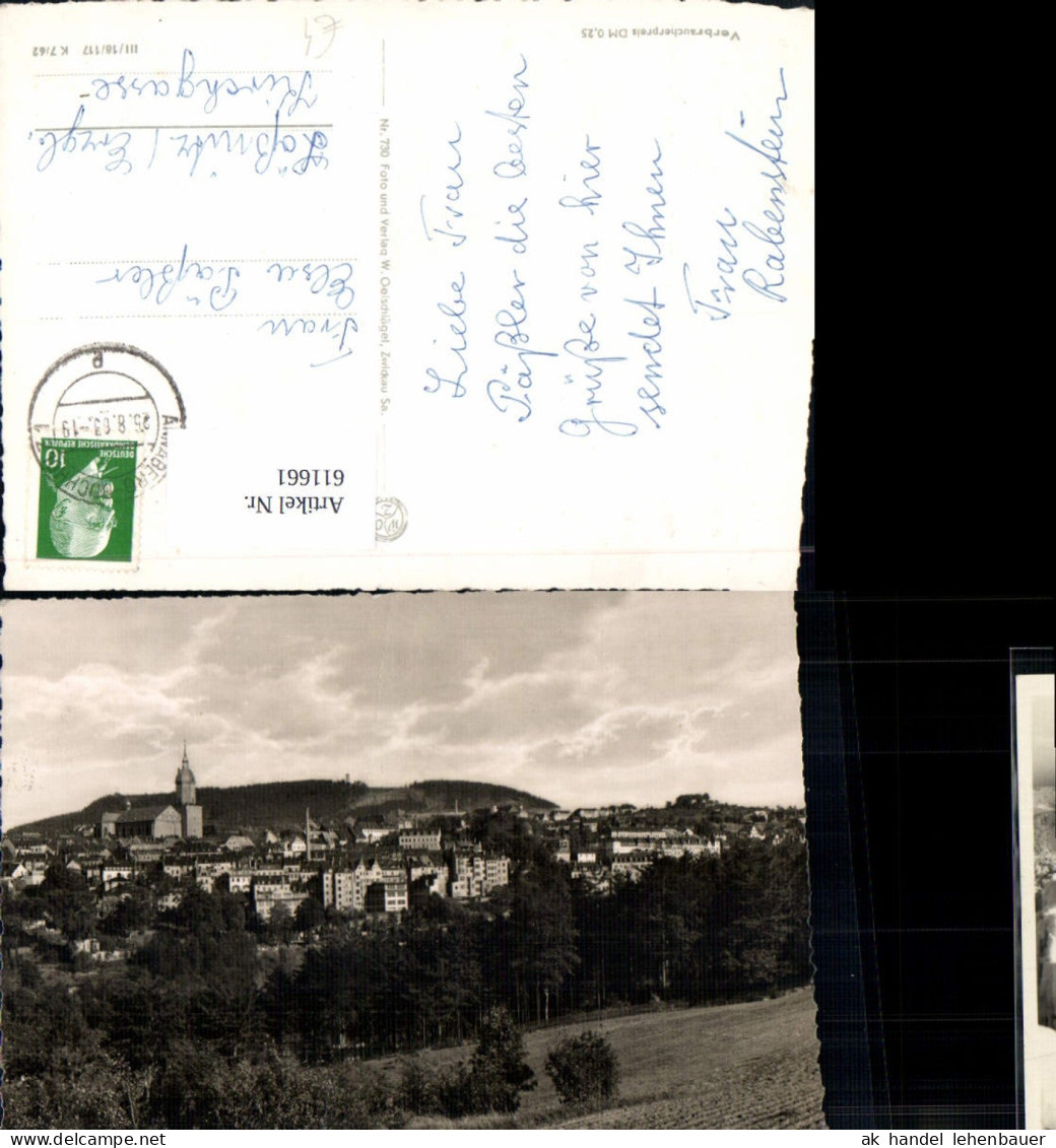 611661,Foto Ak Annaberg-Buchholz Annaberg Buchholz Erzgebirge m. d. Pöhlberg