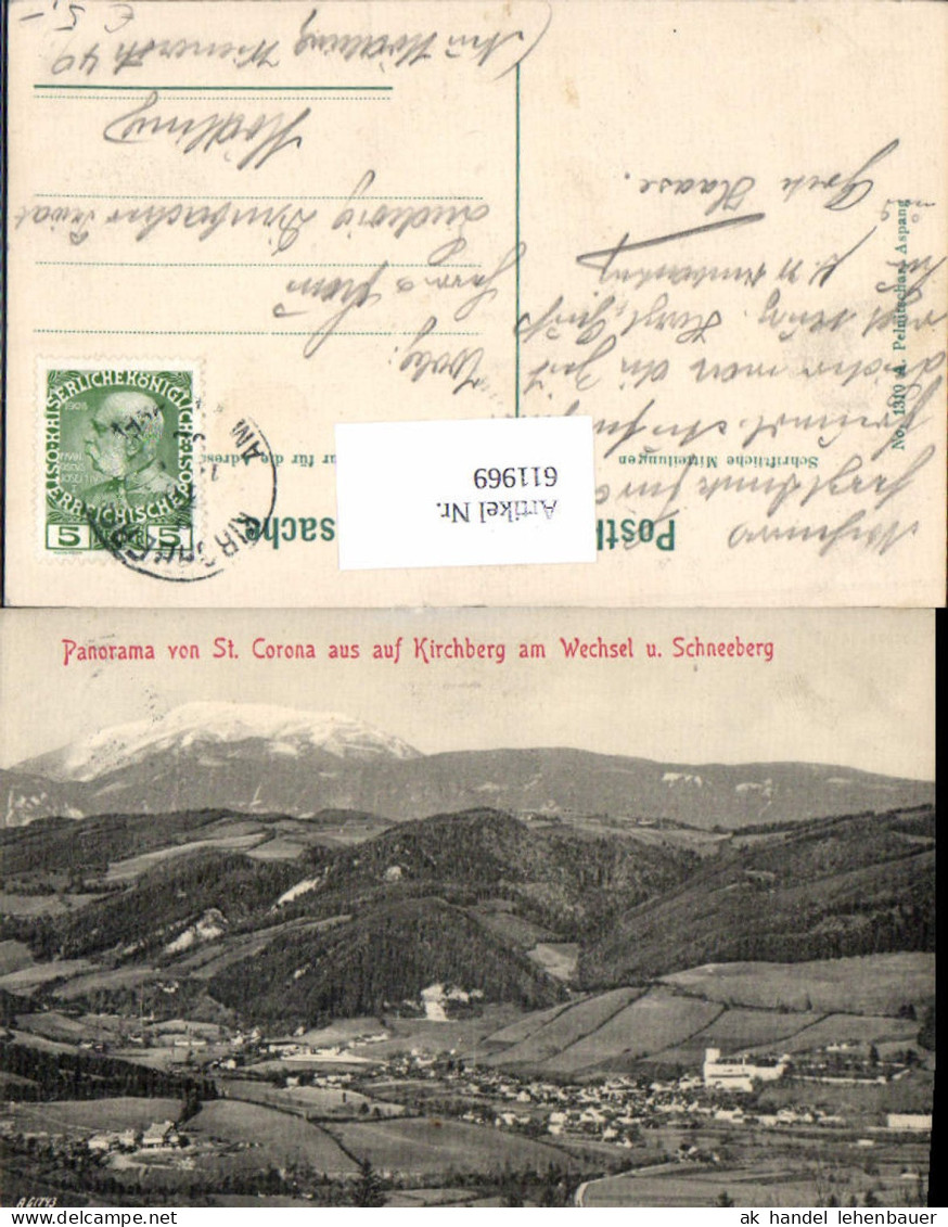 611969,St. Corona am Wechsel Kirchberg am Wechsel