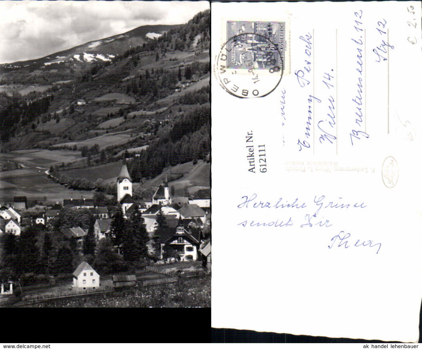 612111,Foto Ak Oberw&ouml;lz m. Greim Ansicht