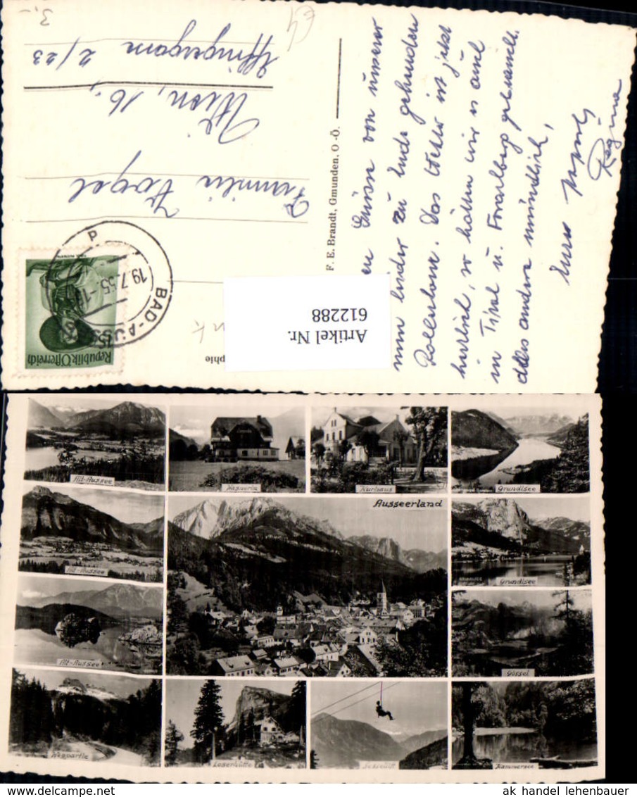 612288,Mehrbild Ak Ausserland Altaussee Kurhaus Grundlsee Loserh&uuml;tte