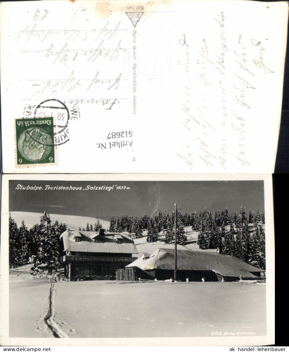612687,Foto Ak Köflach Stubalpe Touristenhaus Salzstiegl Winteransicht