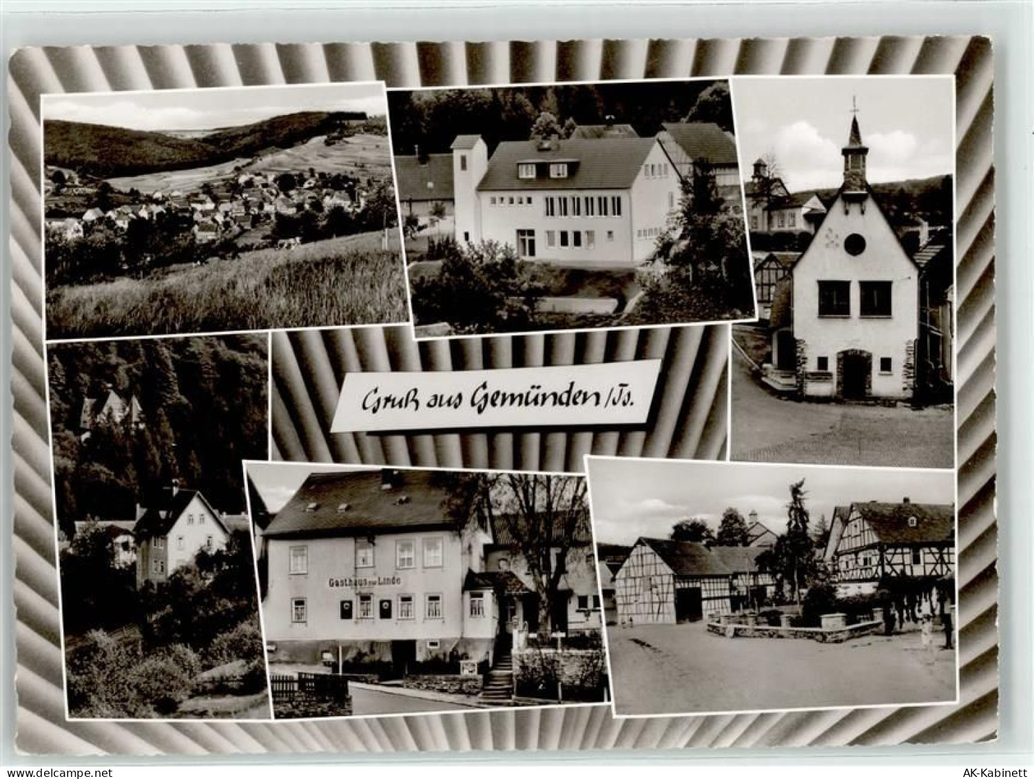 61276 W6395 Gemünden , Kr Usingen, Taunus - Gasthaus zur Linde - 52028078