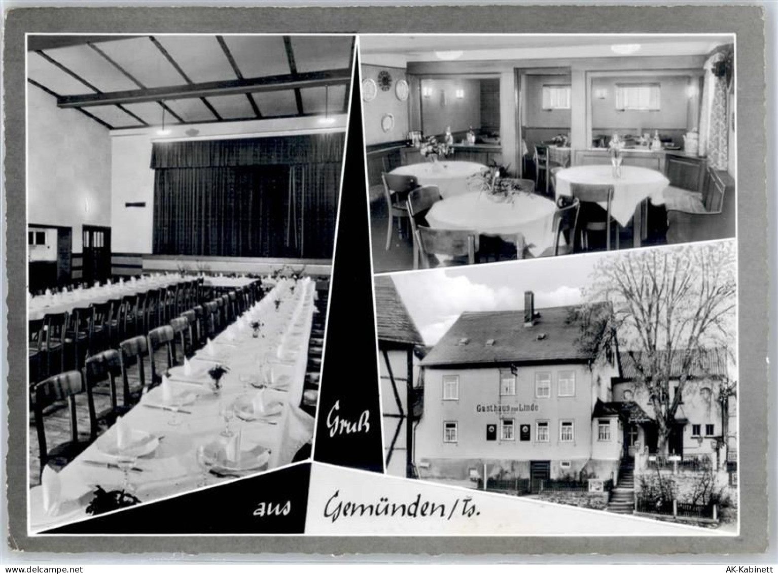 61276 W6395 Gemünden , Kr Usingen, Taunus Gebrauchsspuren Gasthof, Pensi... - 51096026