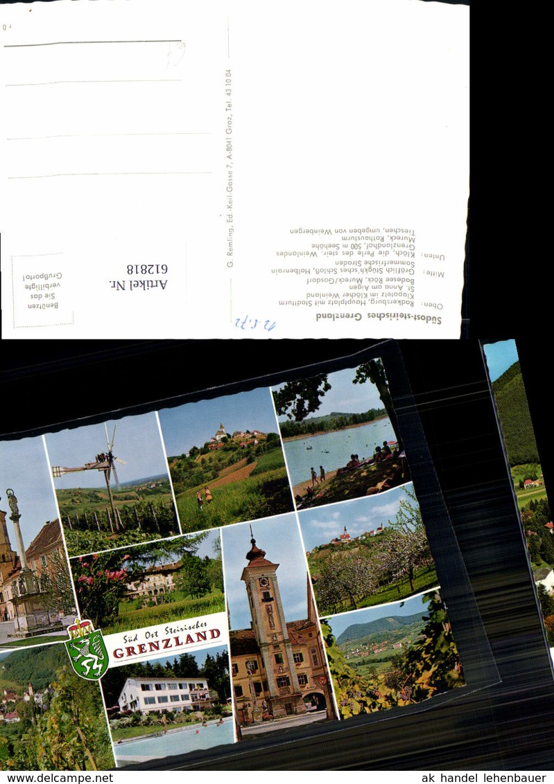 612818,Mehrbild Ak Radkersburg Kl&ouml;ch Mureck St Anna a. Aigen S&uuml;d Ost Steirisches Gren