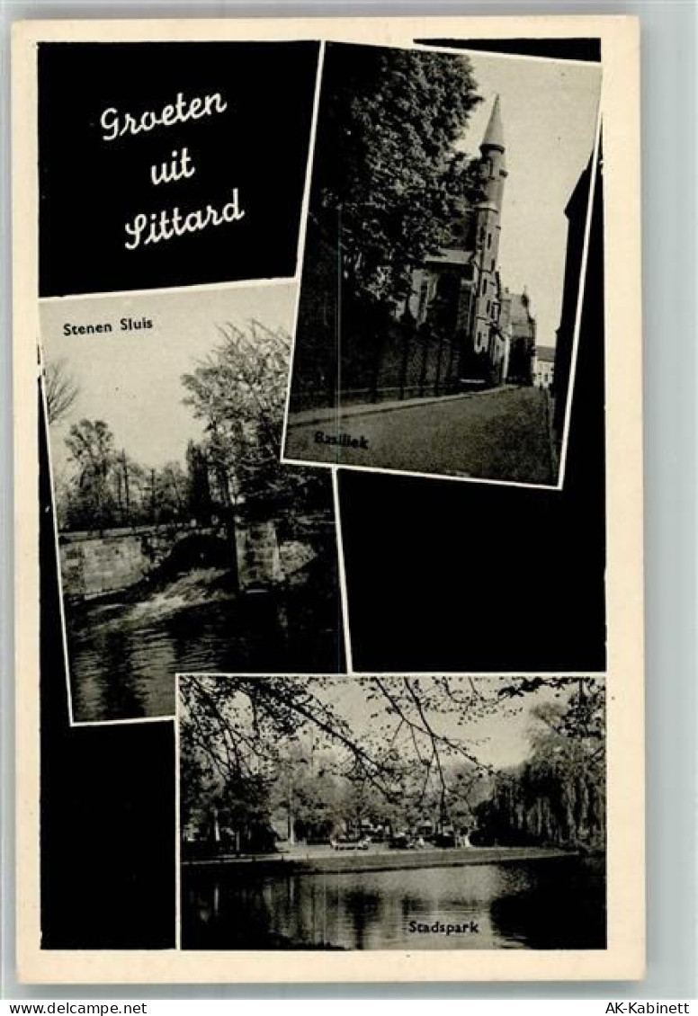 6131 Sittard Foto AK Kirche Stadtpark Schloss - 39978570