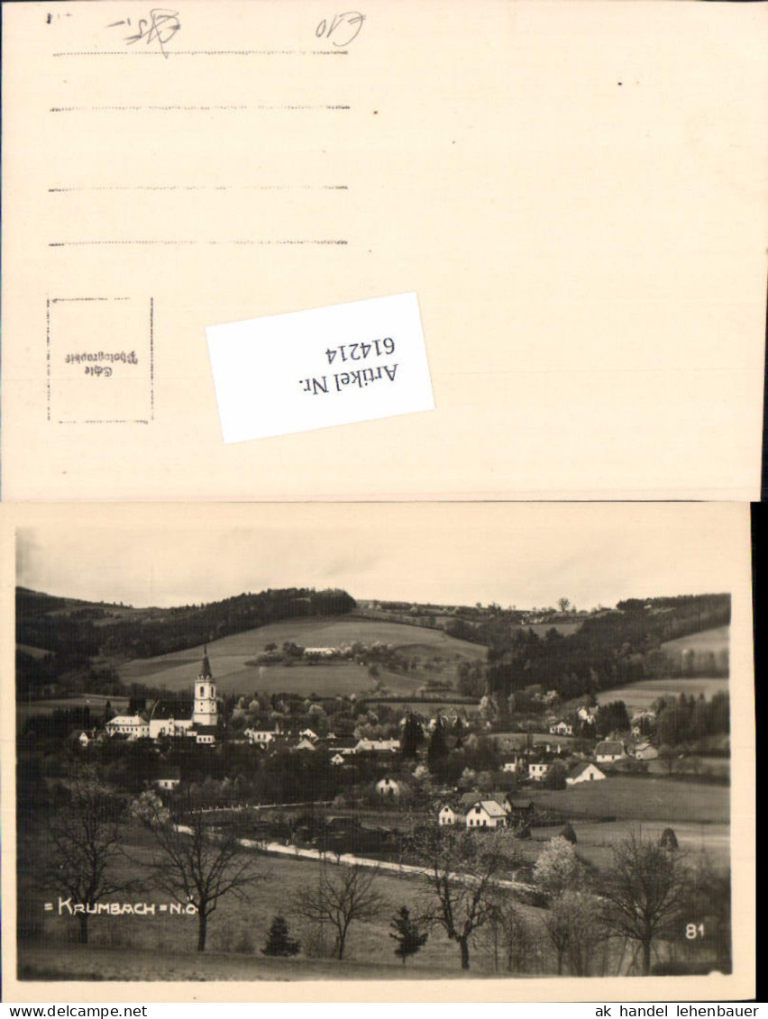 614214,Foto-AK Krumbach 1930