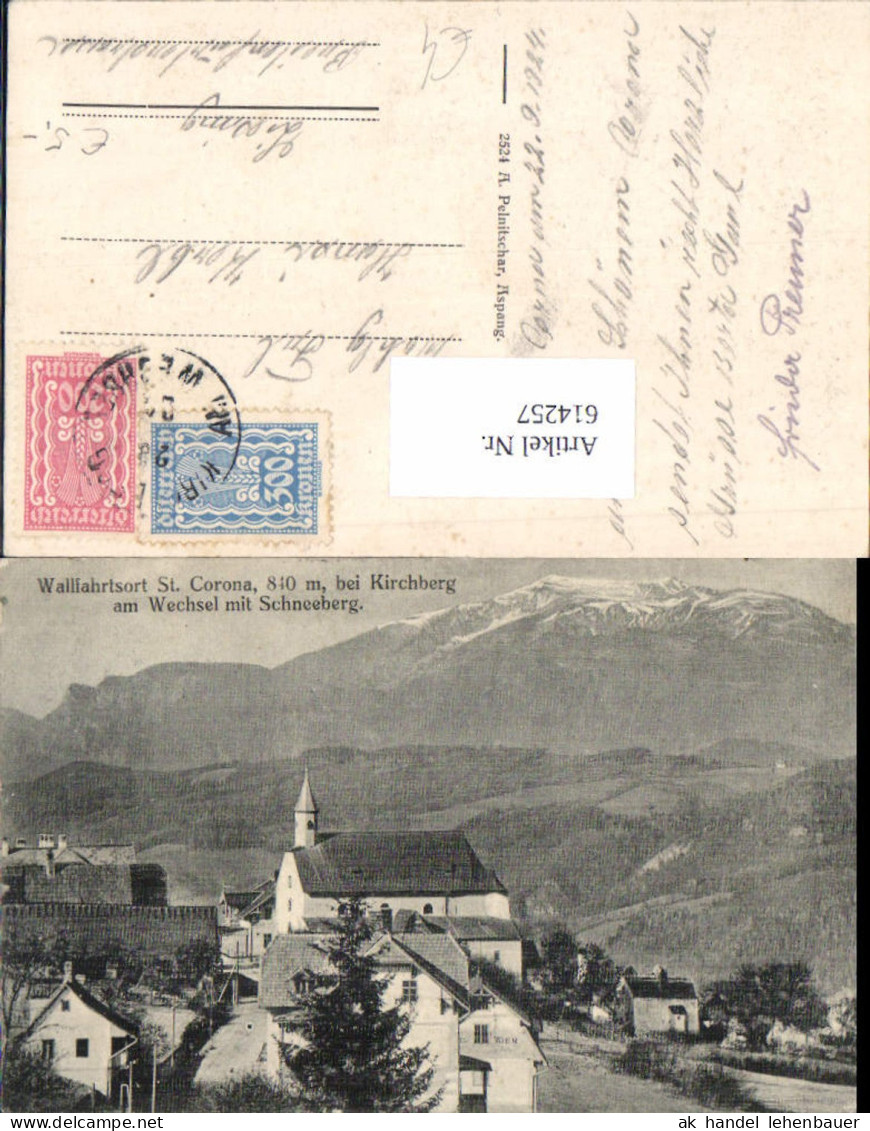 614257,St. Corona am Wechsel Kirchberg am Wechsel