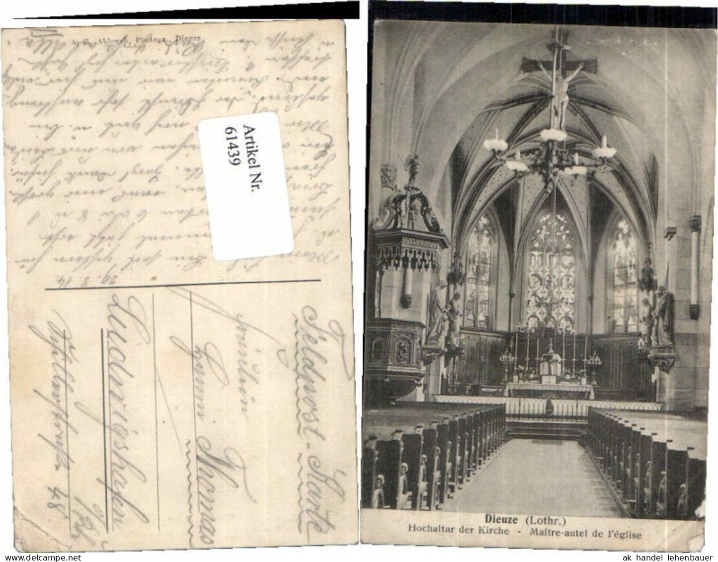 61439,Dieuze Lothringen Kirche